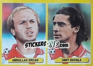 Sticker Abdullah Ercan / Umit Davala - Mundial Korea Japòn 2002 - Navarrete