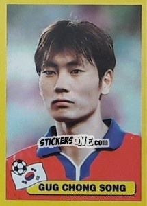 Sticker Gug Chong Song - Mundial Korea Japòn 2002 - Navarrete