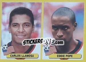 Sticker Carlos Llamosa / Eddie Pope - Mundial Korea Japòn 2002 - Navarrete