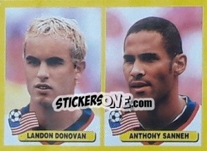 Sticker Landon Donovan / Anthony Sanneh - Mundial Korea Japòn 2002 - Navarrete