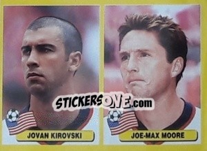 Sticker Jovan Kirovski / Joe-Max Moore - Mundial Korea Japòn 2002 - Navarrete