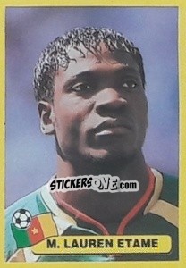 Sticker M. Lauren Etame - Mundial Korea Japòn 2002 - Navarrete