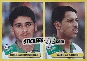 Sticker Abdullah Bin Shehan / Saleh Al Saquri - Mundial Korea Japòn 2002 - Navarrete