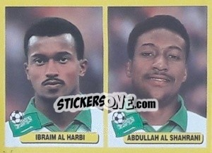 Sticker Ibraim Al Harbi / Abdullah Al Shahrani - Mundial Korea Japòn 2002 - Navarrete