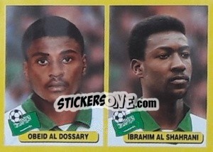 Sticker Obeid Al Dossary / Ibrahim Al Shahrani