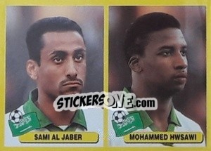 Sticker Sami Al Jaber / Mohammed Hwsawi - Mundial Korea Japòn 2002 - Navarrete