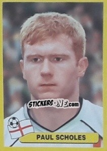 Cromo Paul Scholes - Mundial Korea Japòn 2002 - Navarrete