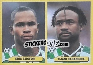 Figurina Eric Ejiofor / Tijani Babangida - Mundial Korea Japòn 2002 - Navarrete