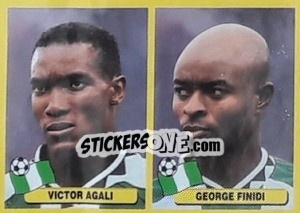 Sticker Victor Agali / George Finidi
