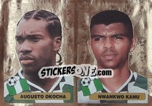 Sticker Augusto Okocha / Nwankwo Kanu
