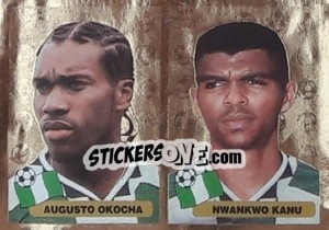 Figurina Augusto Okocha / Nwankwo Kanu