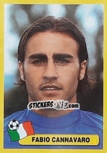 Sticker Fabio Cannavaro - Mundial Korea Japòn 2002 - Navarrete