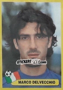 Sticker Marco Delvecchio - Mundial Korea Japòn 2002 - Navarrete