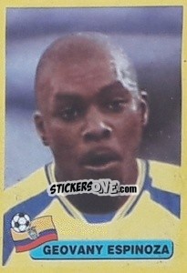 Sticker Geovany Espinoza - Mundial Korea Japòn 2002 n. 429 - Navarrete