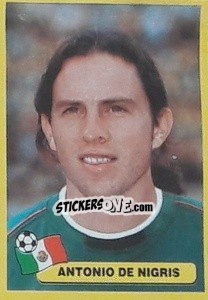 Sticker Antonio De Nigris - Mundial Korea Japòn 2002 - Navarrete