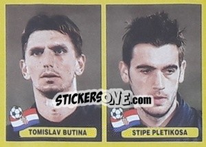 Sticker Tomislav Butina / Stipe Pletikosa
