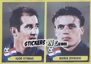 Sticker Igor Stimac / Boris Zivkonic - Mundial Korea Japòn 2002 - Navarrete
