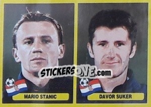 Sticker Mario Stanic / Davor Suker