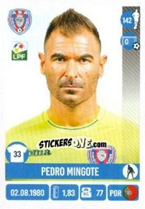 Figurina Pedro Mingote - Liga 1 Romania 2016-2017 - Panini