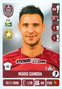 Sticker Mário Camora - Liga 1 Romania 2016-2017 - Panini