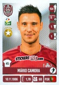 Figurina Mário Camora - Liga 1 Romania 2016-2017 - Panini