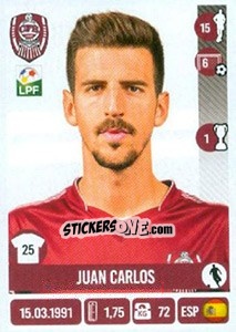 Sticker Juan Carlos - Liga 1 Romania 2016-2017 n. 78 - Panini