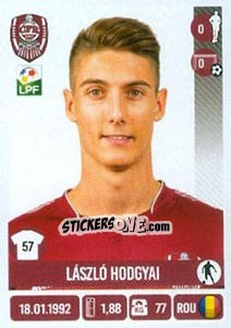 Sticker László Hodgyai - Liga 1 Romania 2016-2017 - Panini