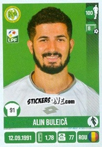 Figurina Alin Buleică - Liga 1 Romania 2016-2017 - Panini