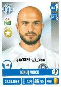 Figurina Ionuţ Voicu - Liga 1 Romania 2016-2017 n. 110 - Panini