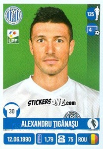 Figurina Alexandru Ţigănaşu - Liga 1 Romania 2016-2017 n. 121 - Panini