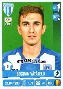 Figurina Bogdan Vătăjelu - Liga 1 Romania 2016-2017 - Panini