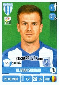 Figurina Olivian Surugiu - Liga 1 Romania 2016-2017 - Panini