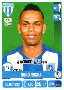Sticker Nuno Rocha - Liga 1 Romania 2016-2017 n. 150 - Panini