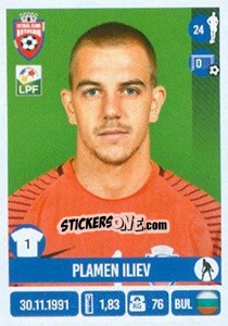 Cromo Plamen Iliev - Liga 1 Romania 2016-2017 - Panini