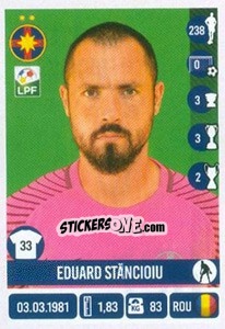 Sticker Eduard Stăncioiu - Liga 1 Romania 2016-2017 - Panini