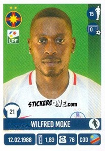 Sticker Wilfred Moke - Liga 1 Romania 2016-2017 n. 209 - Panini