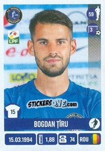 Sticker Bogdan Ţîru - Liga 1 Romania 2016-2017 - Panini
