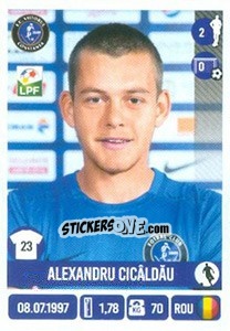 Sticker Alexandru Cicâldău - Liga 1 Romania 2016-2017 - Panini
