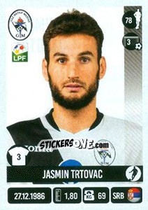 Sticker Jasmin Trtovac - Liga 1 Romania 2016-2017 - Panini