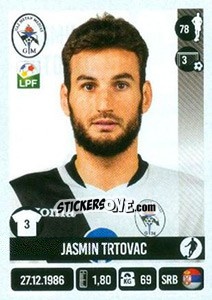 Figurina Jasmin Trtovac - Liga 1 Romania 2016-2017 - Panini