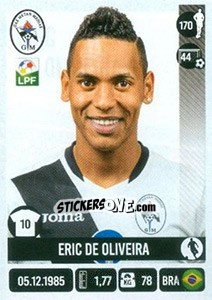 Cromo Eric de Oliveira