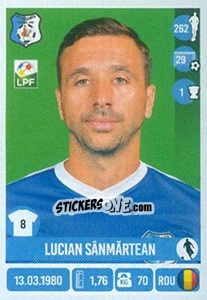 Sticker Lucian Sânmărtean - Liga 1 Romania 2016-2017 n. 286 - Panini