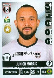Sticker Junior Morais - Liga 1 Romania 2016-2017 - Panini