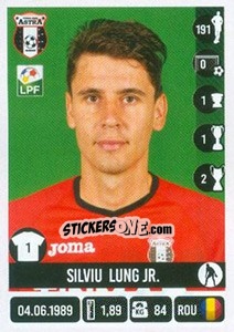 Figurina Silviu Lung Jr. - Liga 1 Romania 2016-2017 - Panini
