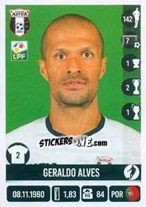 Sticker Geraldo Alves - Liga 1 Romania 2016-2017 - Panini