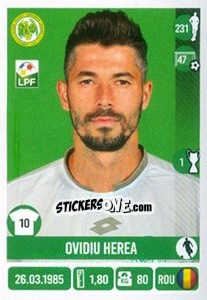 Sticker Ovidiu Herea - Liga 1 Romania 2016-2017 n. A6 - Panini
