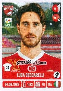 Sticker Figurina A12 - Liga 1 Romania 2016-2017 - Panini