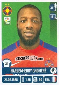 Sticker Harlem-Eddy Gnohere - Liga 1 Romania 2016-2017 n. A19 - Panini