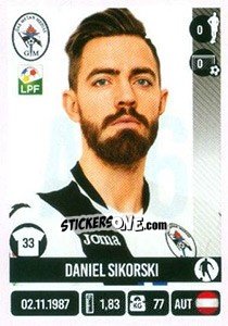 Sticker Daniel Sikorski - Liga 1 Romania 2016-2017 n. A26 - Panini