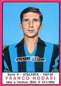 Sticker Franco Nodari - Calciatori 1967-1968 n. 5 - Panini